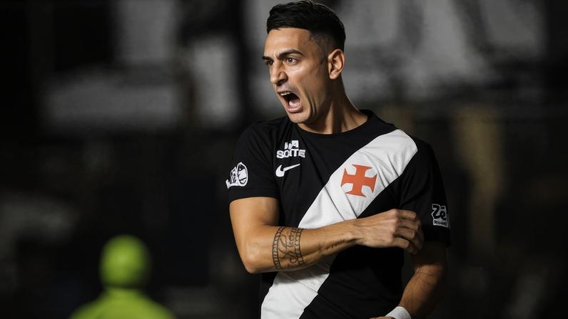 Puma berra ao marcar o quarto gol pelo Vasco em 26 - (crédito: Foto: Matheus Lima/Vasco da Gama)
