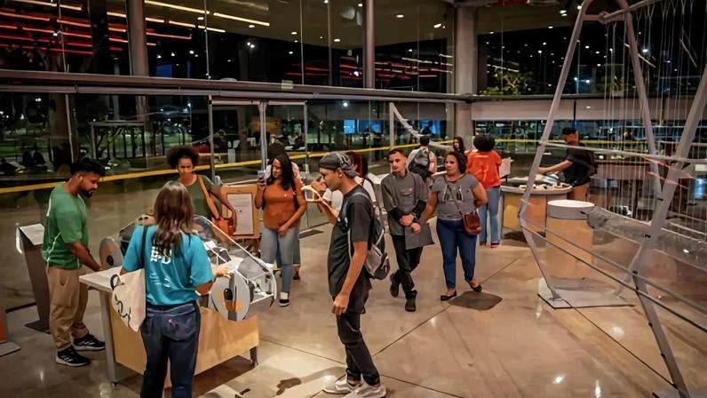 Sesi Lab inaugura visitação noturna mensal depois de teste com estudantes - (crédito: Divulgação)
