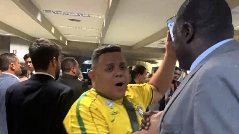 Entre parlamentares e apoiadores, o clima foi de vitória bolsonarista na Casa. - (crédito: Wal Lima/CB/Press )