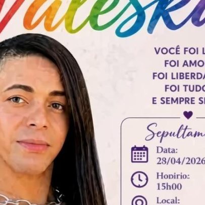 Corpo de mulher trans será enterrado nesta terça