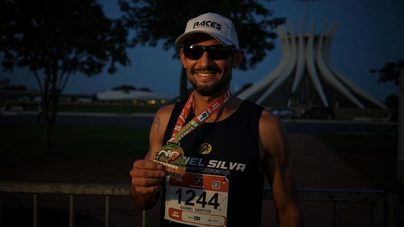 Daniel Santos foi o primeiro colocado na prova dos 10km - (crédito: Mariana Campos/CB/D.A Press)
