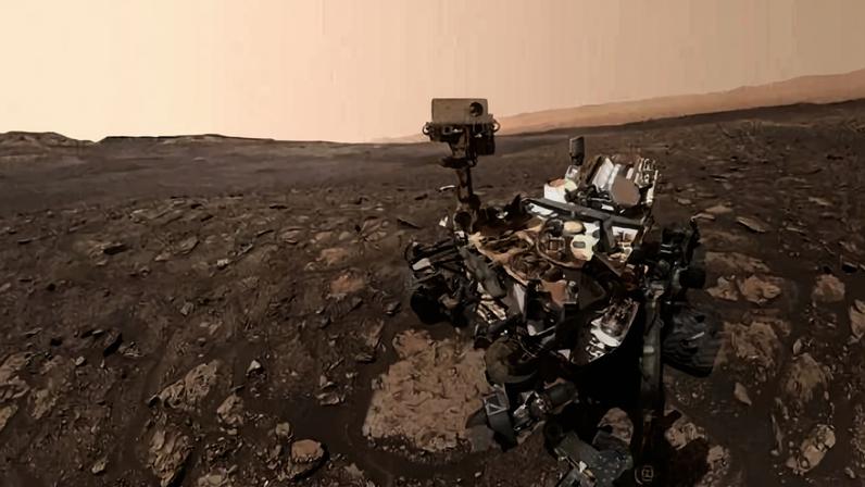 O rover Curiosity da NASA tirou essa selfie em Marte em um local apelidado de "Mary Anning", em homenagem a uma paleontóloga inglesa do século 19