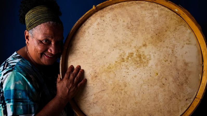Mestra Martinha do Coco lança projeto infantil 'Coco de Ninar' - (crédito: Davi Mello)