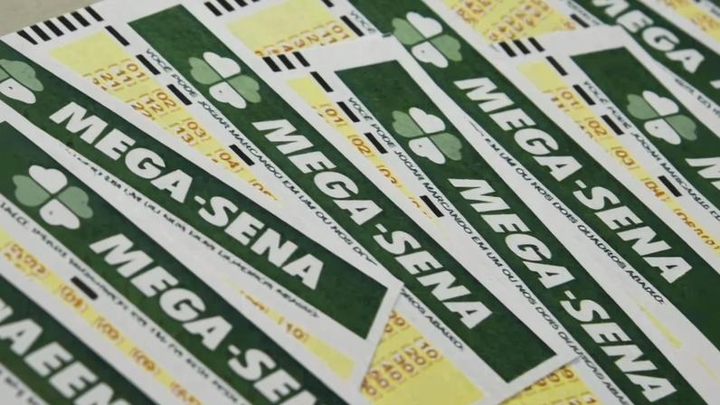 Bilhetes da loteria Mega-Sena - (crédito: Marcello Casal JrAgência Brasil)