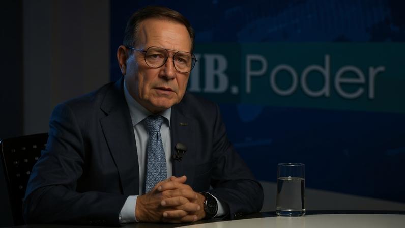 O presidente do BRB, Nelson de Souza, destacou as ações que o BRB vêm trabalhando para capitalizar o banco até 29 de maio, prazo final para incorporação de recursos - (crédito: Marcelo Ferreira/CB/D.A Press)