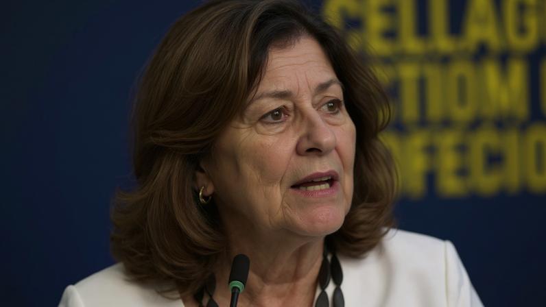 Míriam Belchior participa de anúncio de medidas contra bts ilegais - (crédito: Reprodução/Youtube CanalGov)