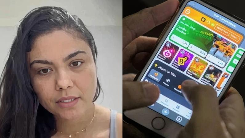 Mulher perde patrimônio e se divorcia por apostas online: "último pedido de socorro" - (crédito: Reprodução/redes sociais e Joédson Alves / Agência Brasil)