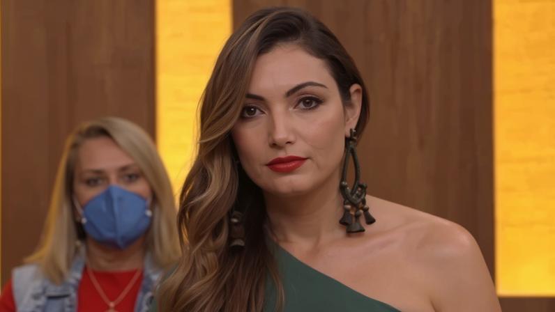 Patrícia Poeta conta que foi assediada ainda na adolescência. Apresentadora comentou sobre o trauma enquanto apresentava reportagem sobre jovem que foi dopada por um motorista de aplicativo e pulou de carro em movimento para se salvar. - (crédito: GShow/Reprodução)