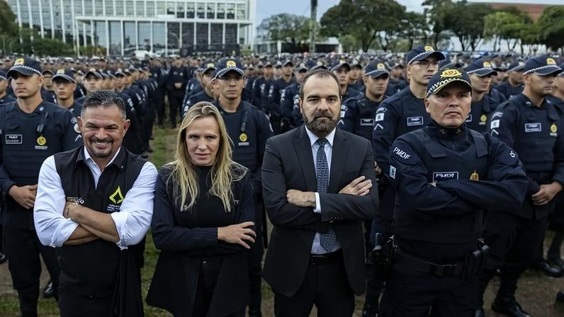Polícia Militar do DF promove 652 policiais. Destes, 490 foram beneficiados com redução de interstício - (crédito: PMDF)