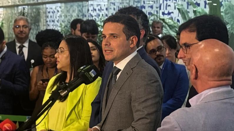 Hugo Motta definiu Alencar Santana como presidente e Léo Prates como relator da comissão da PEC da redução da jornada. - (crédito: Wal Lima/CB/ Press)