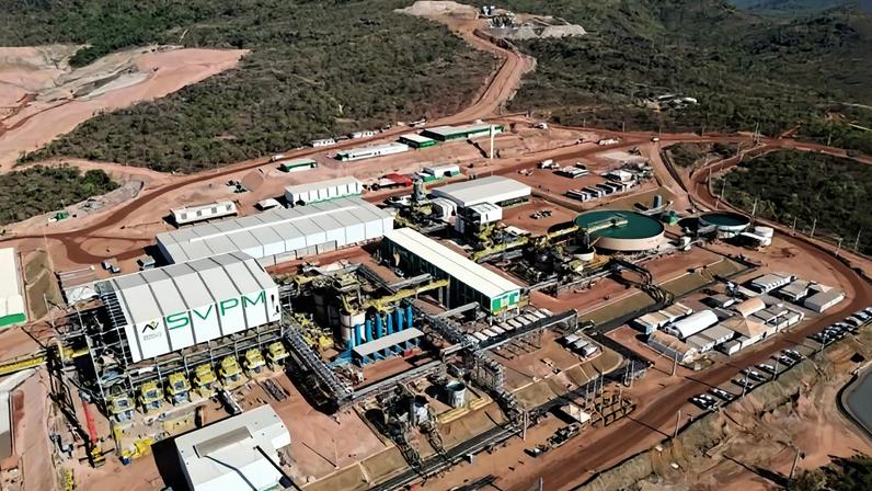 A mina goiana, que hoje tem parceria chinesa, extrai em larga escala quatro terras raras de mais alto valor para as indústrias de tecnologia e energia - (crédito: Divulgação/Serra Verde)