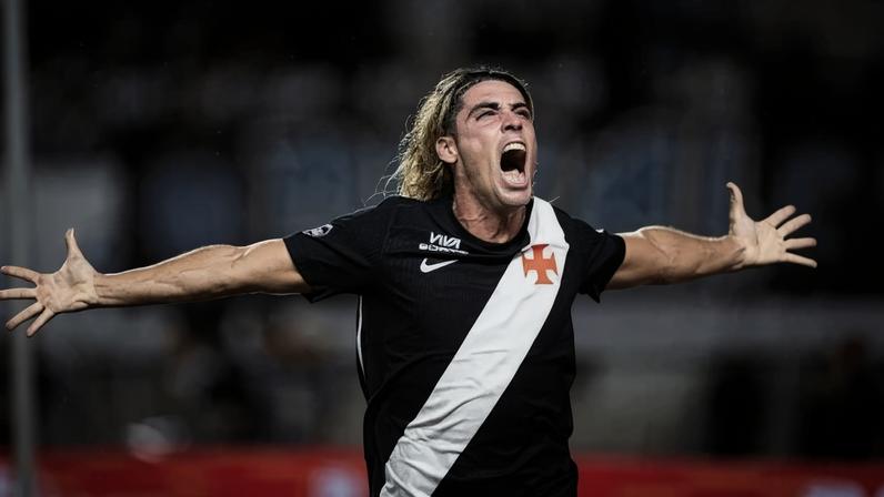 Spinelli foi decisivo na vitória do Vasco sobre o Paysandu e acirrou a disputa no ataque - (crédito: Foto: Matheus Lima/Vasco)