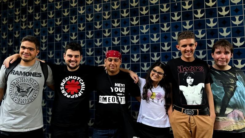 Integrantes da Timeout Rock Band - (crédito: Divulgação)