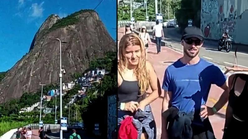 Turistas relatam medo ao ficarem ilhados na trilha do Dois Irmãos durante operação - (crédito: Cyro Neves/Super Rádio Tupi )