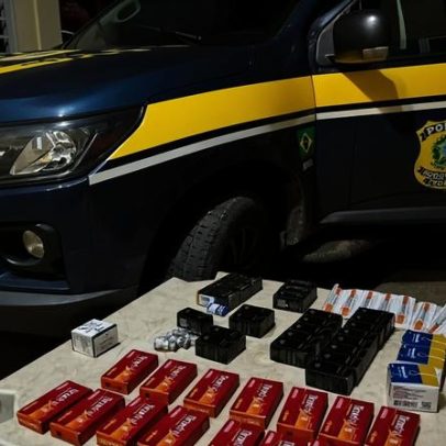 PRF apreende 105 ampolas de medicamentos emagrecedores com médico na BR-060