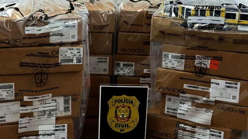 Esquema criminoso movimentou R$ 22 milhões com fármacos ao custo de até R$ 35 mil a unidade - (crédito: Divulgação/PCDF)