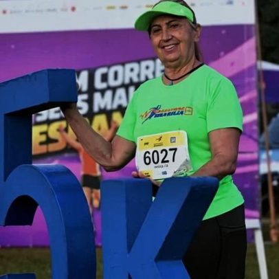 Corredora celebra paixão pelo esporte no terceiro dia da Maratona de Brasília