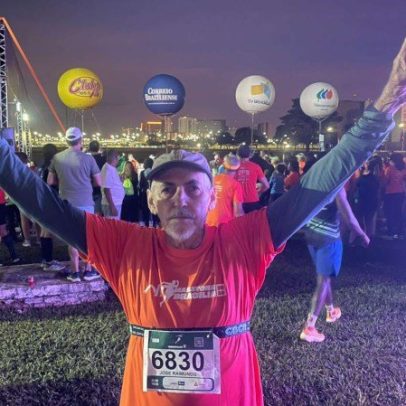 Corredor de 77 anos participa da Maratona de Brasília