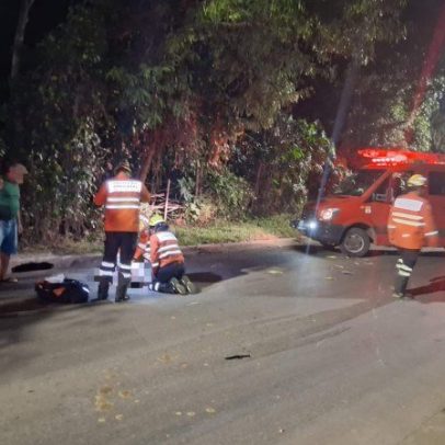 Passageiro morre após motorista perder o controle de moto em Ceilândia