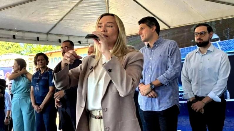 Celina Leão garantiu que, ao final do programa, os melhores alunos irão para feiras no exterior - (crédito: Beatriz Mascarenhas/CB/D.A.Press)