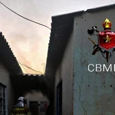Incêndio atinge casa no Riacho Fundo II e vizinhos são evacuados