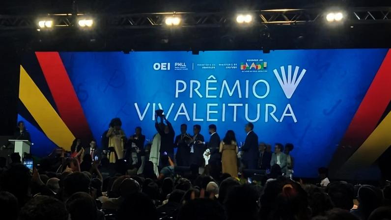 O Ministro da Educação fez o anúncio durante participação no prêmio VivaLeitura, em Brasília - (crédito: Mariana Niederauer / CB / DA Press)
