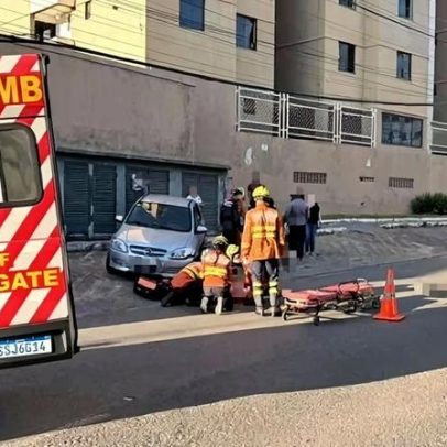 Mulher sofre traumatismo craniano após atropelamento em Águas Claras