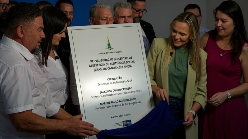 Cras da Candangolândia é reinaugurado nesta segunda (27) - (crédito: Davi Cruz/CB/D.A Press)