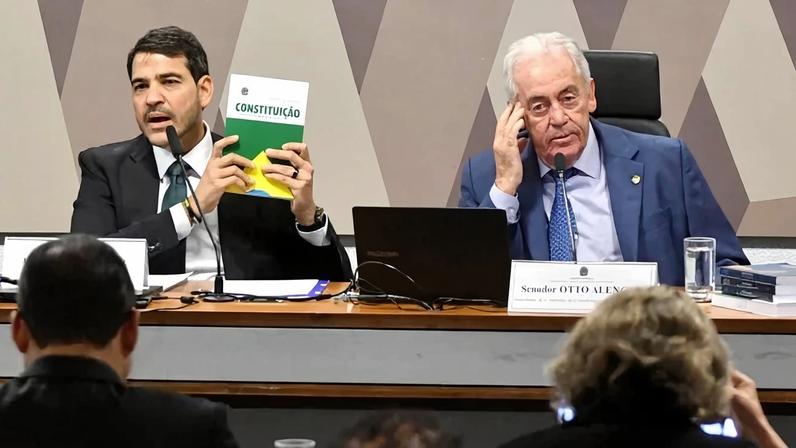Messias ressaltou que, caso seja aprovado para a Corte, não pretende antecipar posicionamentos nem interferir em discussões que ainda estão no campo político - (crédito: Ed Alves/CB/D.A Press)