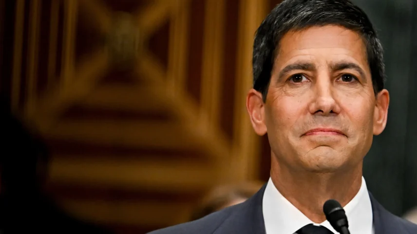 Kevin Warsh during a Senate confirmation hearing in Washington on April 21.