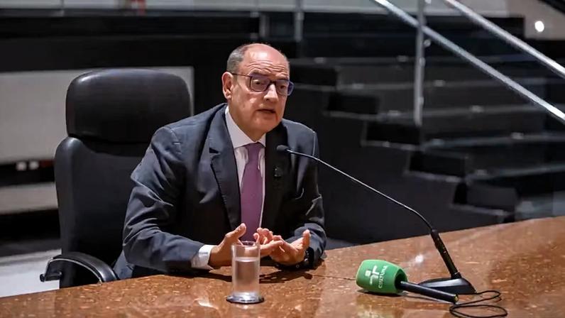 O presidente do Tribunal de Justiça do Rio de Janeiro, Ricardo Couto de Castro, é o governador em exercício no RJ — Foto: Bruno Dantas/;TJTJ