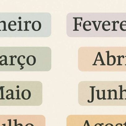 Como os meses do ano ganharam seus nomes