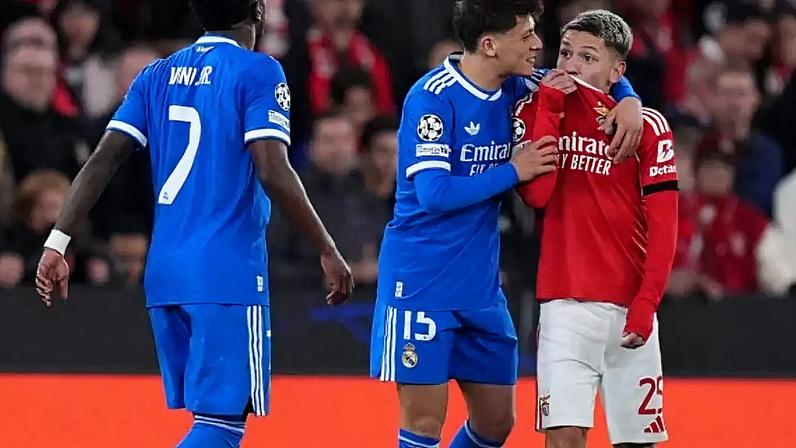 Prestianni recebeu uma punição da Uefa após caso de racismo contra Vini Jr –