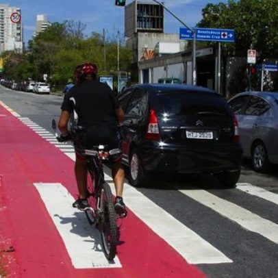 Aumento de sinistros com ciclistas em SP expõe falhas estruturais das ciclovias