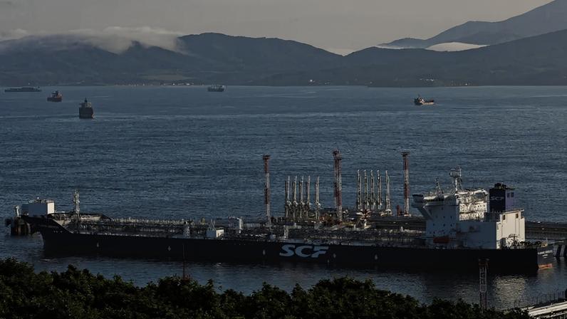 Navio petroleiro — Foto: REUTERS/Tatiana Meel