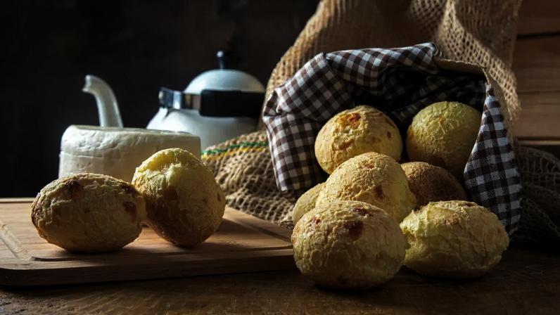 Pão de queijo com aveia