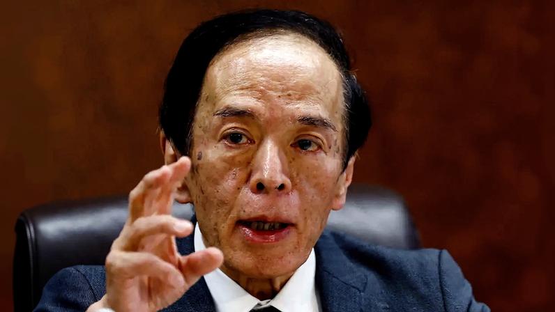 O presidente do Banco do Japão, Kazuo Ueda, durante entrevista em Tóquio (Foto: Kim Kyung-Hoon/Reuters)
