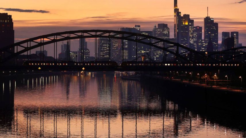 Vista de Frankfurt, na Alemanha (Foto: Kai Pfaffenbach/Reuters)