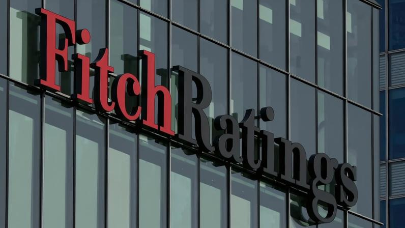 Logotipo da Fitch Ratings no escritório da agência em Londres, no Reino Unido (Foto: Reinhard Krause/Reuters)