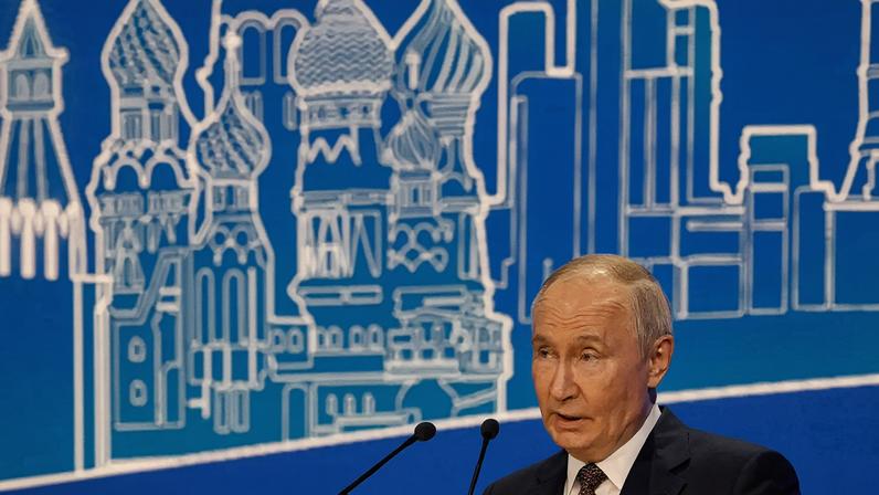 Presidente russo Vladimir Putin em Moscou 18/3/2025 Reuters/Maxim Shemetov/Proibida reprodução