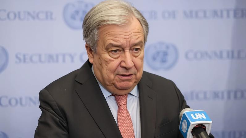 O secretário-geral das Nações Unidas, António Guterres28/03/2025REUTERS/Caitlin Ochs