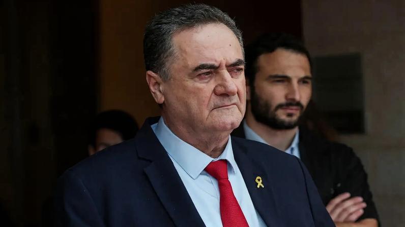 Ministro da Defesa de Israel, Israel Katz, em Jerusalém
