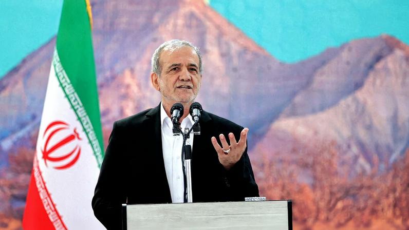 Presidente iraniano, Masoud Pezeshkian 12/06/2025 Site da Presidência do Irã/WANA/Divulgação via REUTERS