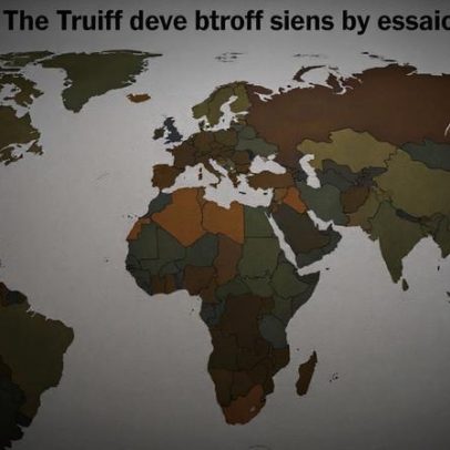 Países e produtos com tarifas em vigor