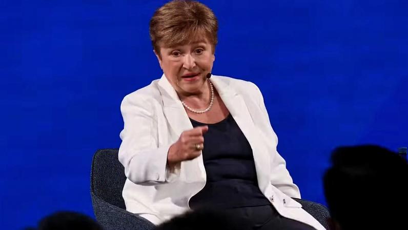 Kristalina Georgieva, do FMI — Foto: REUTERS/Jonathan Ernst