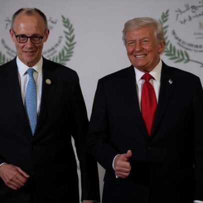 Trump diz que chanceler alemão deveria consertar país após EUA humilhados no Irã