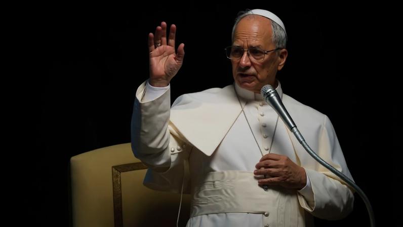 O papa Leão concede audiência na Praça de São Pedro, no Vaticano - 17/12/2025 (Foto: REUTERS/Ciro De Luca)