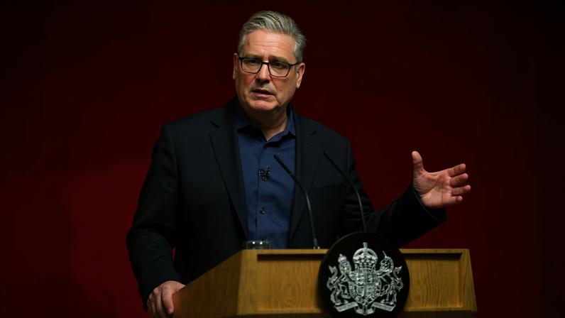 Primeiro-ministro britânico, Keir Starmer — Foto: Peter Nicholls/Pool via REUTERS