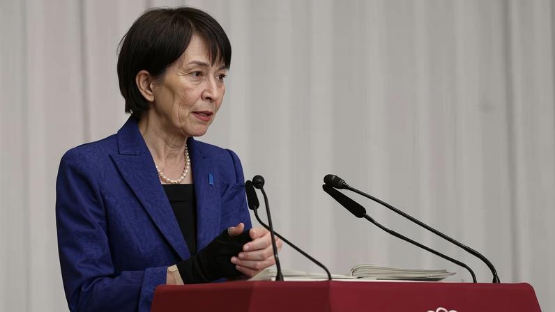Primeira-ministra do Japão, Sanae Takaichi — Foto: FRANCK ROBICHON/Pool via REUTERS