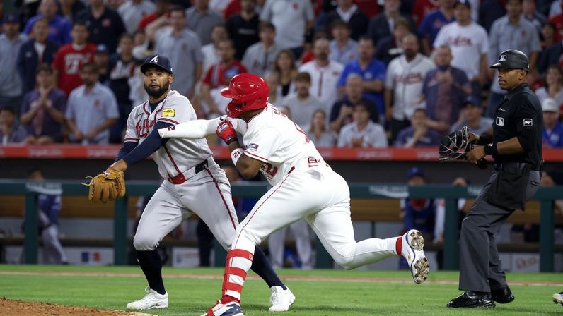 Rebatedor Jorge Soler e arremessador Reynaldo López se desentenderam durante vitória dos Angels sobre os Braves